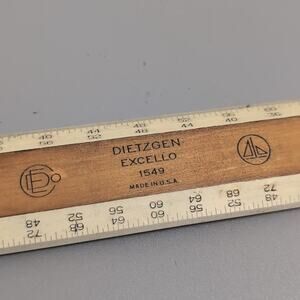 Vintage Dietzgen Excello 1549 Drafting Ruler